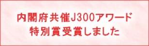 内閣府共済J300アワード特別受賞しました